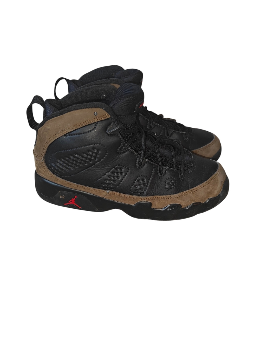 Air Jordan 9 Retro "Olive" Sneakers Boys Youth Size 2Y